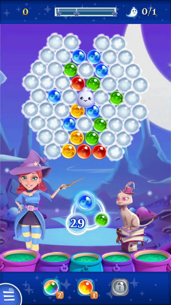 in bubble witch saga 3 what worlds have fairy nests